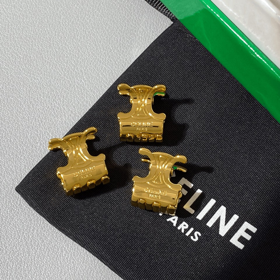 Celine Arc de Triomphe Hair Claw (1pc Big & 1pc Small, 2pcs Total)