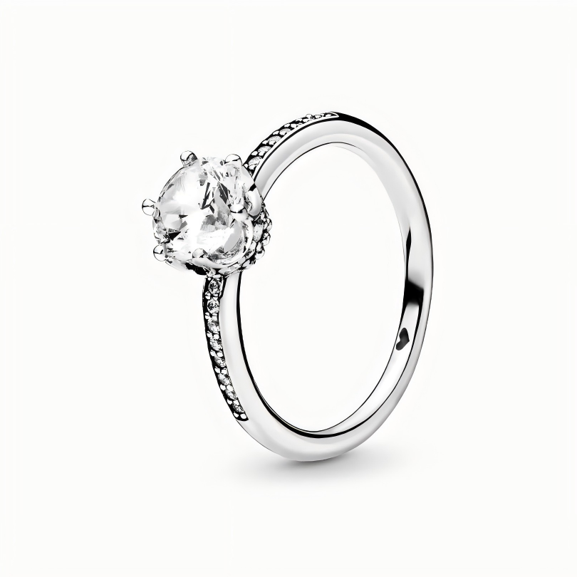 Pandora Sparkling Crown Solitaire Ring