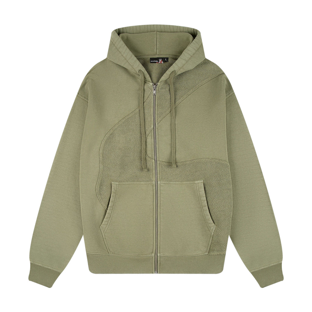 "lotus" Zip Up green