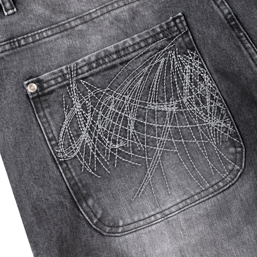 "sashiko v2" denim grey